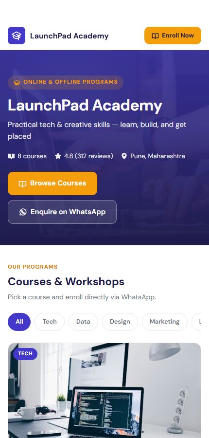 Education & Courses preview