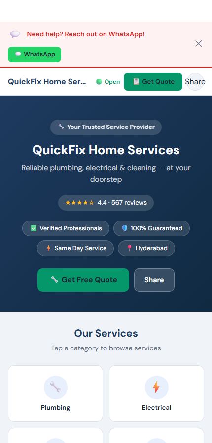 Home Services preview